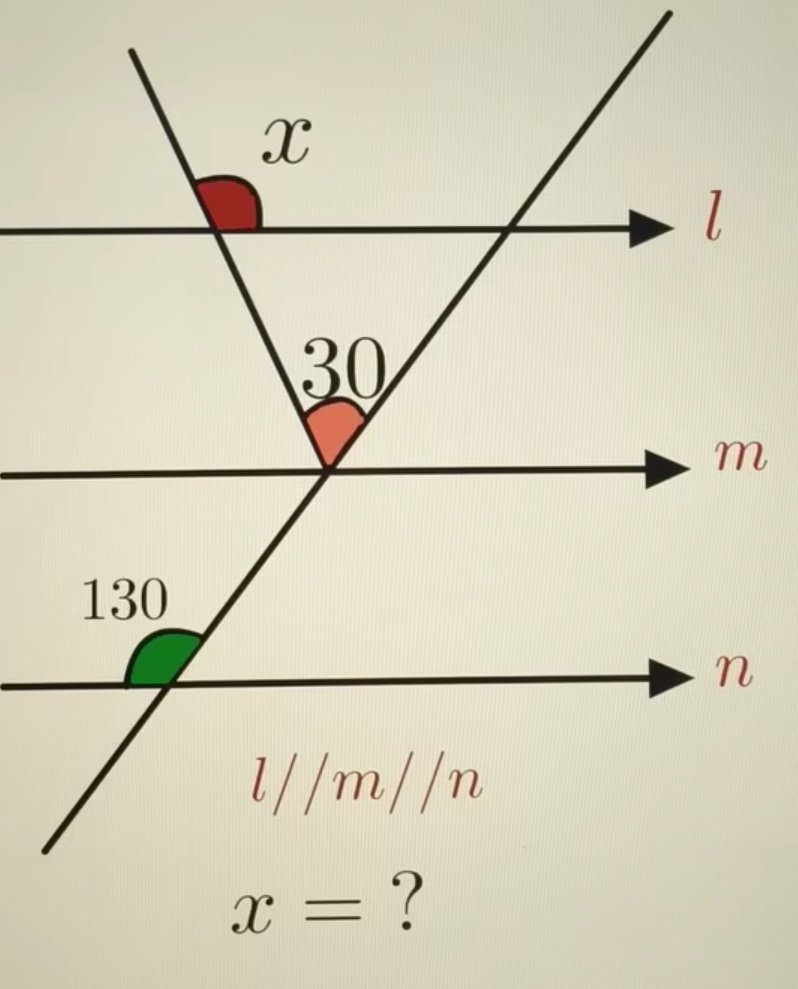 یه سوال سخت 😁 ایکس را پیدا کنید 🙂
#سوال
