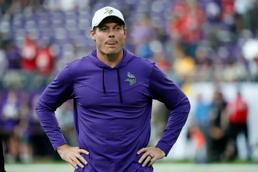 NFL_DovKleiman's tweet photo. Multiple teams are interested in trading for #Vikings HC Kevin O'Connell, per @JayGlazer

He will be in the final year of his contract next year and has had no extension talks, https://t.co/QosL3C8Msg