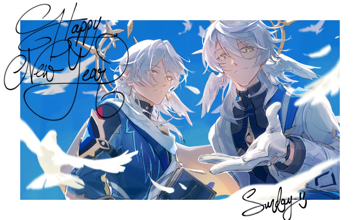 Sunday has arrived on the first Sunday of the new year bearing greetings! Hoping the new year treats all of you kindly ✨ 

🎨 <a href="/treetree233_SFW/">treetree233🍵多忙</a>