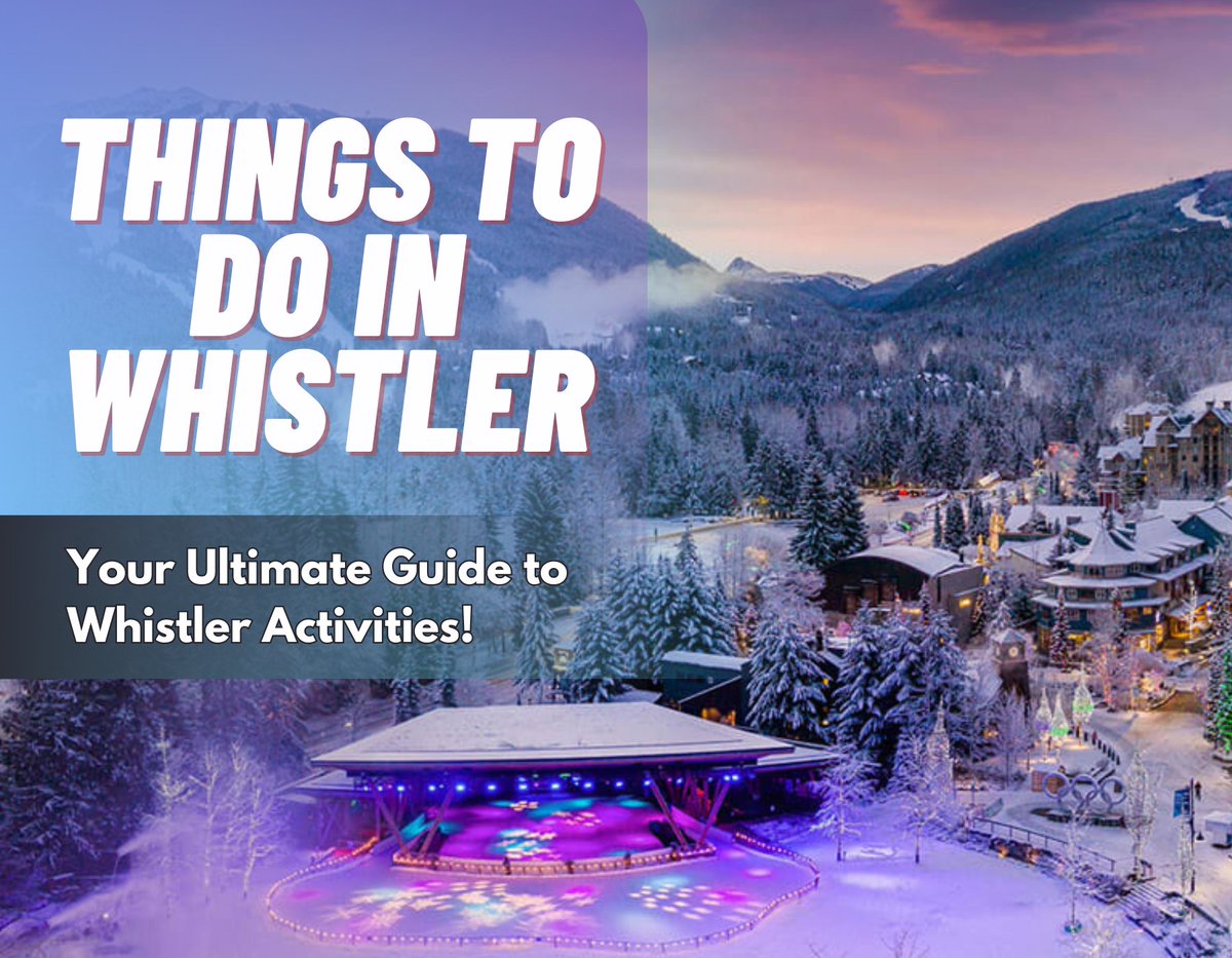 Planning your next Whistler adventure? From thrilling activities to cozy winter vibes, we’ve rounded up the ultimate guide to the best things to do in Whistler this season! 🏔️

Head to our News &amp; Events section on our website to read the full blog. 🌟