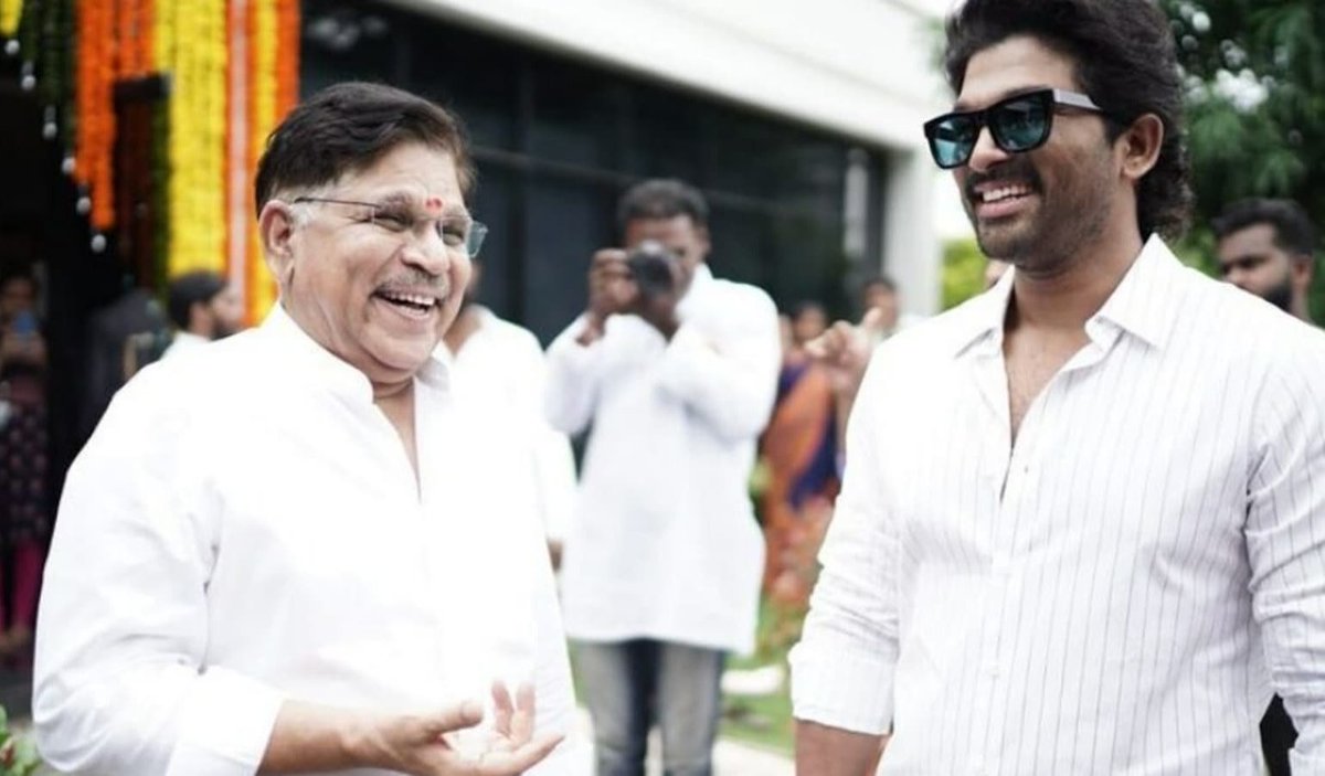 "Legendary Producer - GOAT Actor "💥

-Father Inaugurated 100C In bollywood 
-Son Introduced 700C &amp; 800C to bollywood

True Pioneers of Telugu cinema 👑🙏

<a href="/alluarjun/">Allu Arjun</a> #AlluAravind
 #HistoricIndustryHitPUSHPA2
ALLUARJUN Boxoffice Tsunami 
#Pushpa2TheRule #Ghajini #Pushpa2