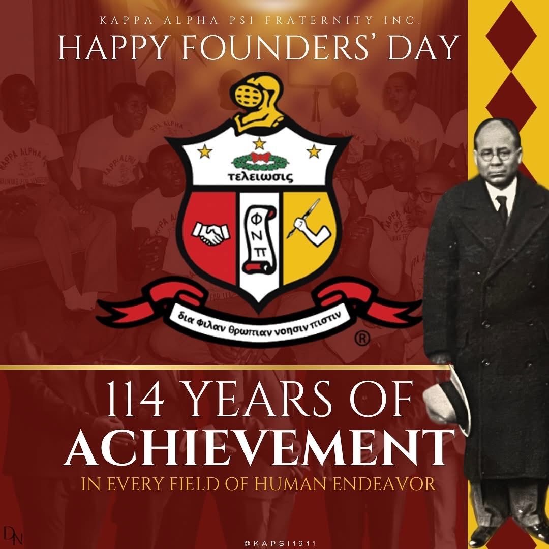 earlvalleysr's tweet photo. Happy Founders’ Day 👌🏽👌🏽👌🏽 Celebrating 114 Years of Achievement ♦️♦️♦️ #J5 #kappa114 #kappas #nupes #foundersday #kappaalphapsi #kappaalphapsi1911 https://t.co/UaZLxZOV1x