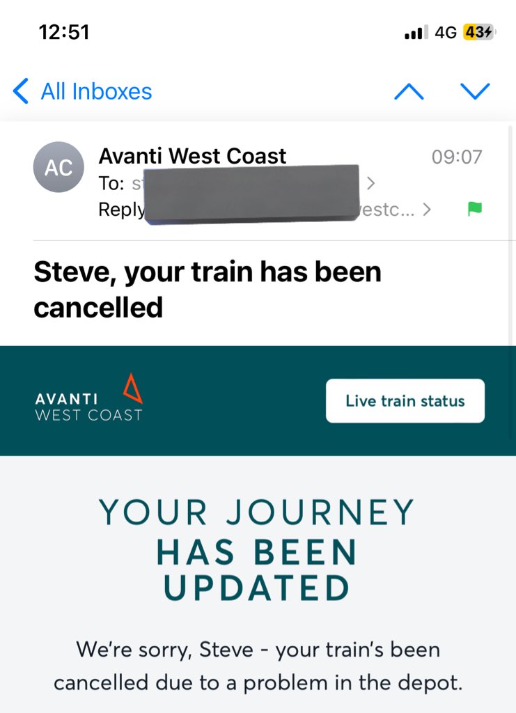 Gunns84's tweet image. One of your best to date @AvantiWestCoast 🤣