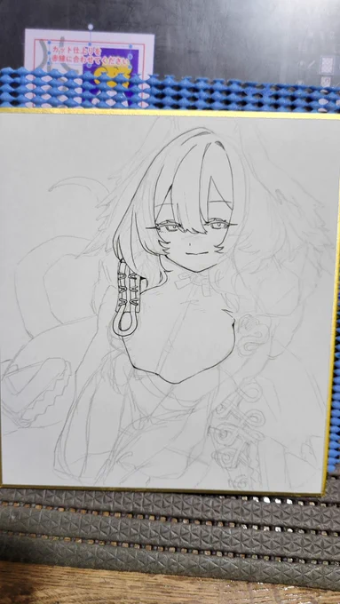 清書途中だが顔が良すぎやしないか(自画自賛) 