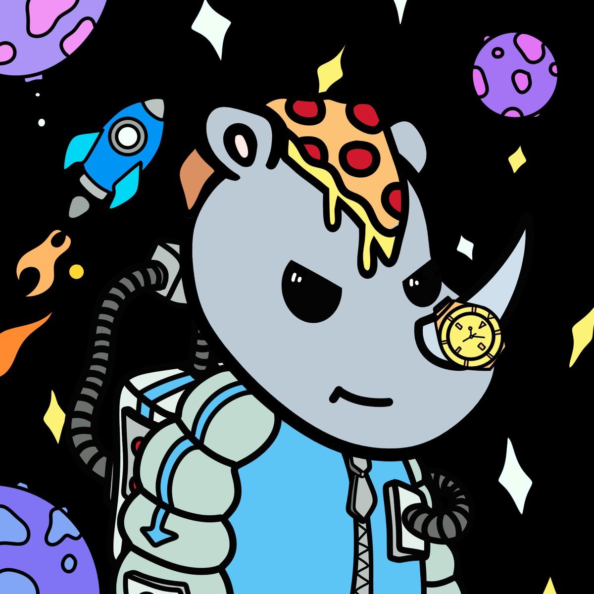 Pizza Rhinos (@pizza_rhinos) on Twitter photo 🚨 PIZZA RHINOS PFP RAFFLE 🚨
🔥 Pizza Rhinos is launching a PFP Raffle for EVERYONE! 🍕🦏
How to participate?
1⃣Set the PFP from this post as your profile picture. 📸
2⃣ Follow <a href="/pizza_rhinos/">Pizza Rhinos | Building on Alkanes</a>, Like & RT 🔁 this post.
3⃣Tag your best friend in the comments! 👥
🥇The winner 🚨 PIZZA RHINOS PFP RAFFLE 🚨
🔥 Pizza Rhinos is launching a PFP Raffle for EVERYONE! 🍕🦏
How to participate?
1⃣Set the PFP from this post as your profile picture. 📸
2⃣ Follow <a href="/pizza_rhinos/">Pizza Rhinos | Building on Alkanes</a>, Like & RT 🔁 this post.
3⃣Tag your best friend in the comments! 👥
🥇The winner