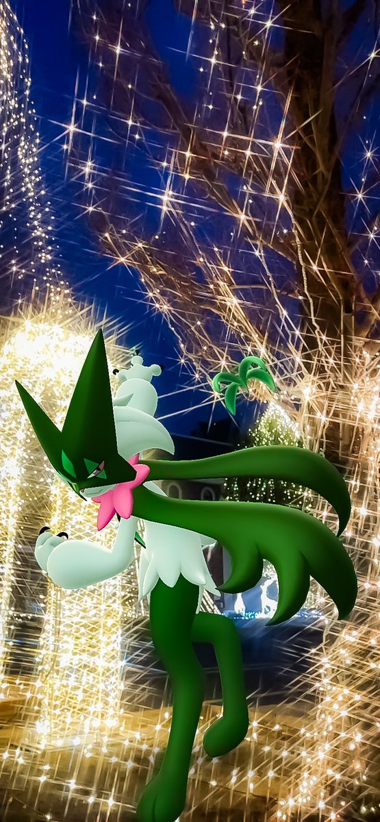 Matsumaz's tweet image. 光のマジシャン。#meowscarada
#PokemonGOARPlus #GOsnapshot #ARofTheCommunityDay #気仙沼市