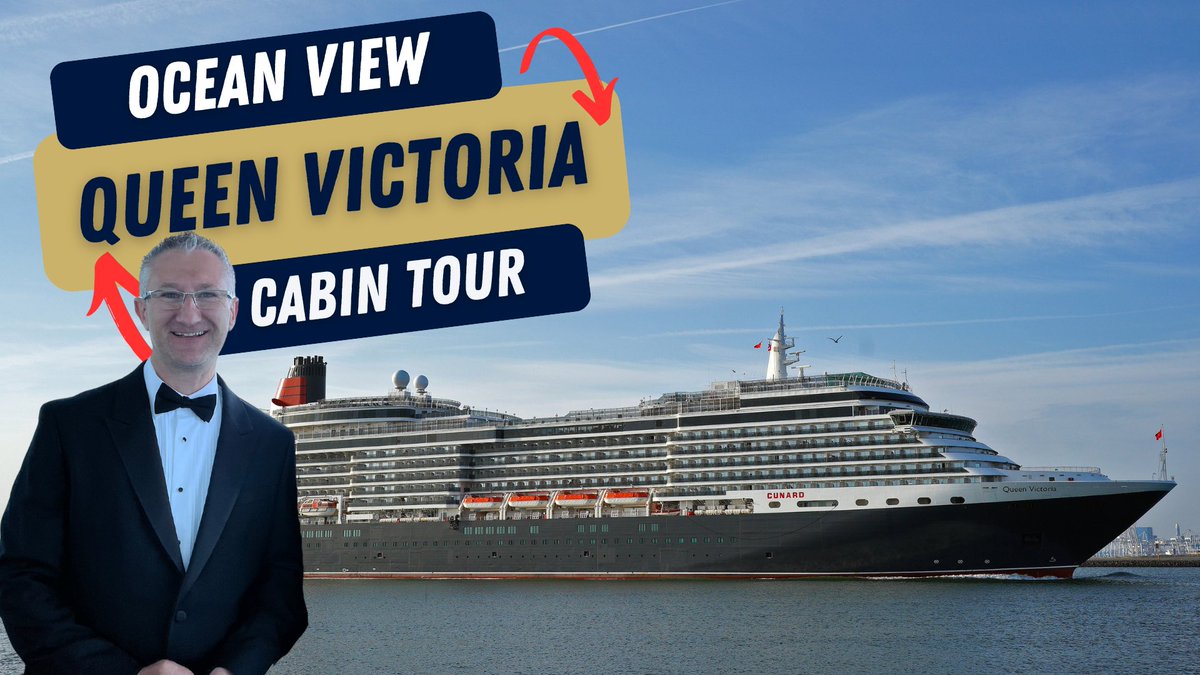cruiseshowuk's tweet photo. Dive into my latest video as I explore the cabin, layout, and stunning ocean views onboard Queen Victoria - my solo adventure on this elegant ship! 🛳️
👀 Watch now: https://t.co/fPo9LJUsf8 https://t.co/SxwIMQVhM0