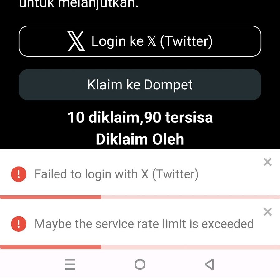We just fixed the issue of failing to log in with X and the rate limit by upgrading our plan and code.

Please try again with the following gift: giftdrop.io/RzEG357H