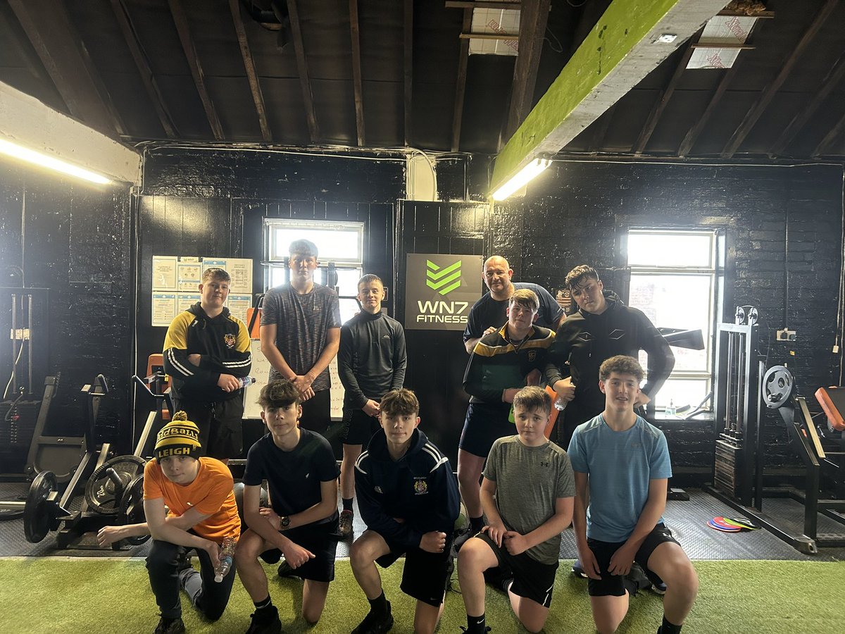 Throwing in a quick gym session whilst our Lancs Cup game fell foul of the snow.