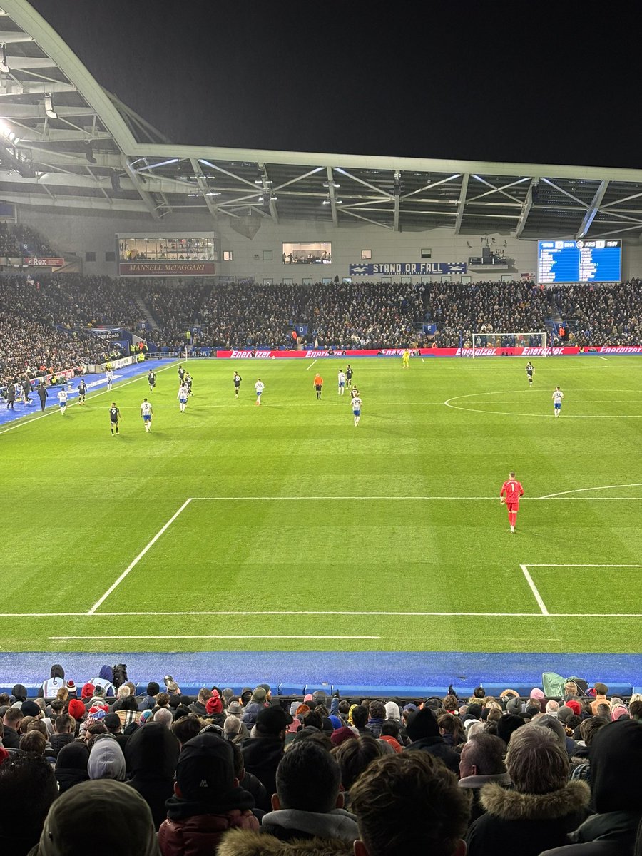 Brighton away, we didn’t deserve to win 🤷🏻‍♂️ we move though 💪🏼🔴⚪️