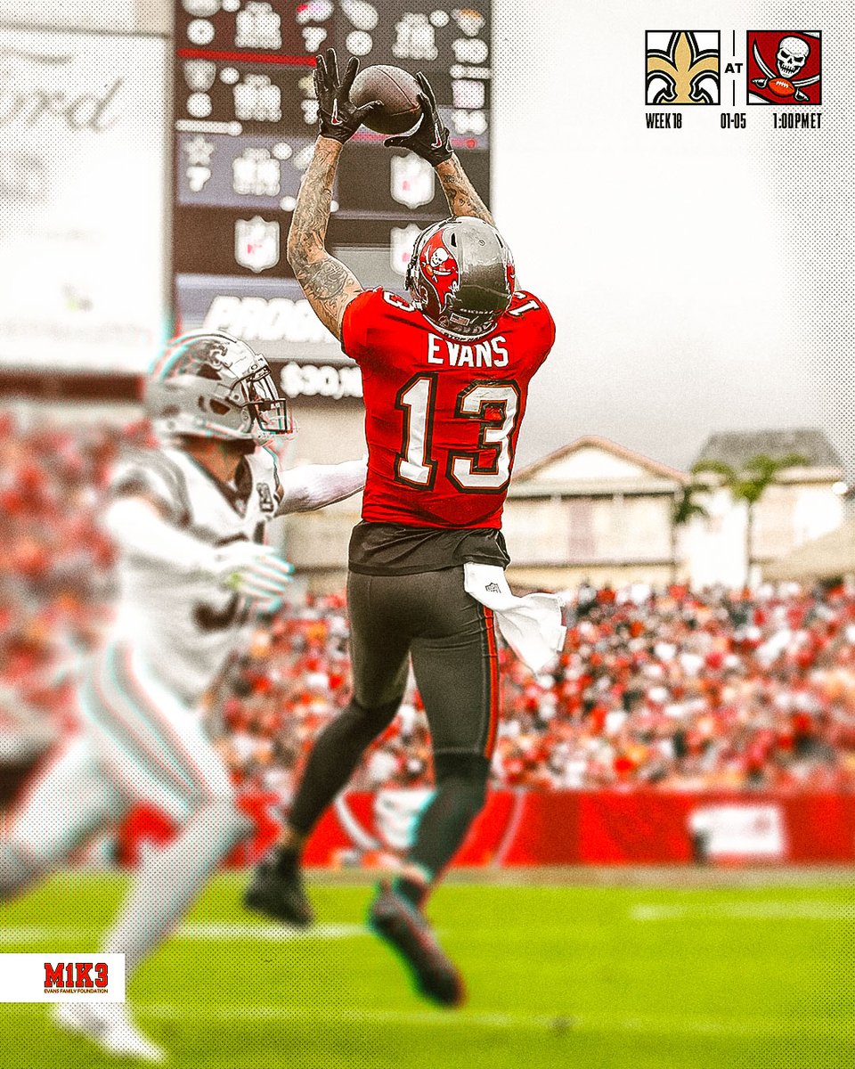 MikeEvansFamil1's tweet photo. It all comes down to this. 

#NOvsTB | #GoBucs

@MikeEvans13_ | #WPMOYChallenge | @Buccaneers https://t.co/5qcAEIInxp