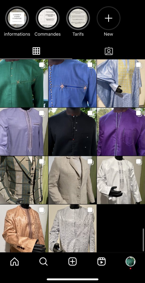 Coucouuu juste pour vous informer que mon père a enfin lancé sa propre page instagram pour tous ceux qui voulaient passer commande 🫶🏾🫶🏾 <a href="/jant/">j💪</a>.couture