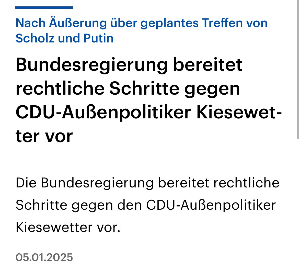 Darauf bin ich sehr gespannt. Kiesewetter hat keine Tatsache behauptet („verdichten sich Hinweise, dass…“) &amp; Abgeordnete (gerade der Opposition) dürften rechtlich mind. genauso wie jeder normale Bürger geschützt sein - Regierungskontrolle ist ihr Job. Was sagen Juristen hier?
