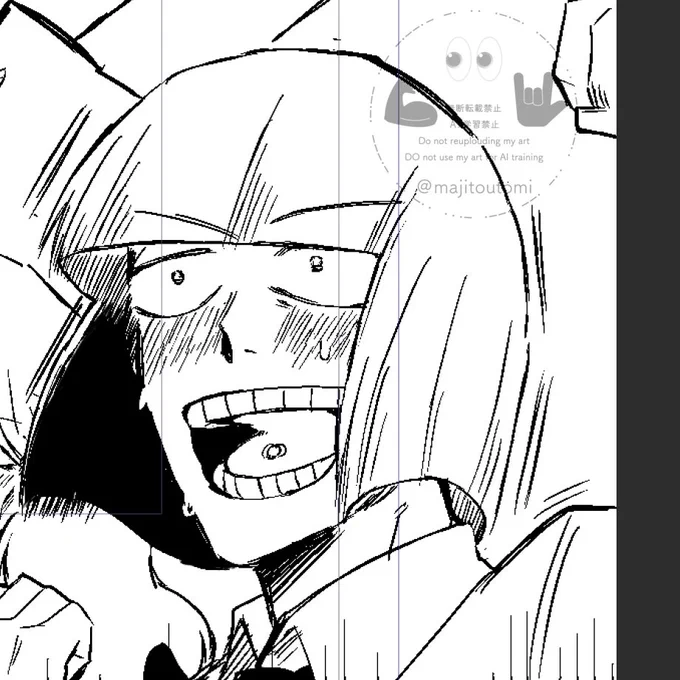 こういう顔描いてる時が一番楽しい ギャグ漫画 