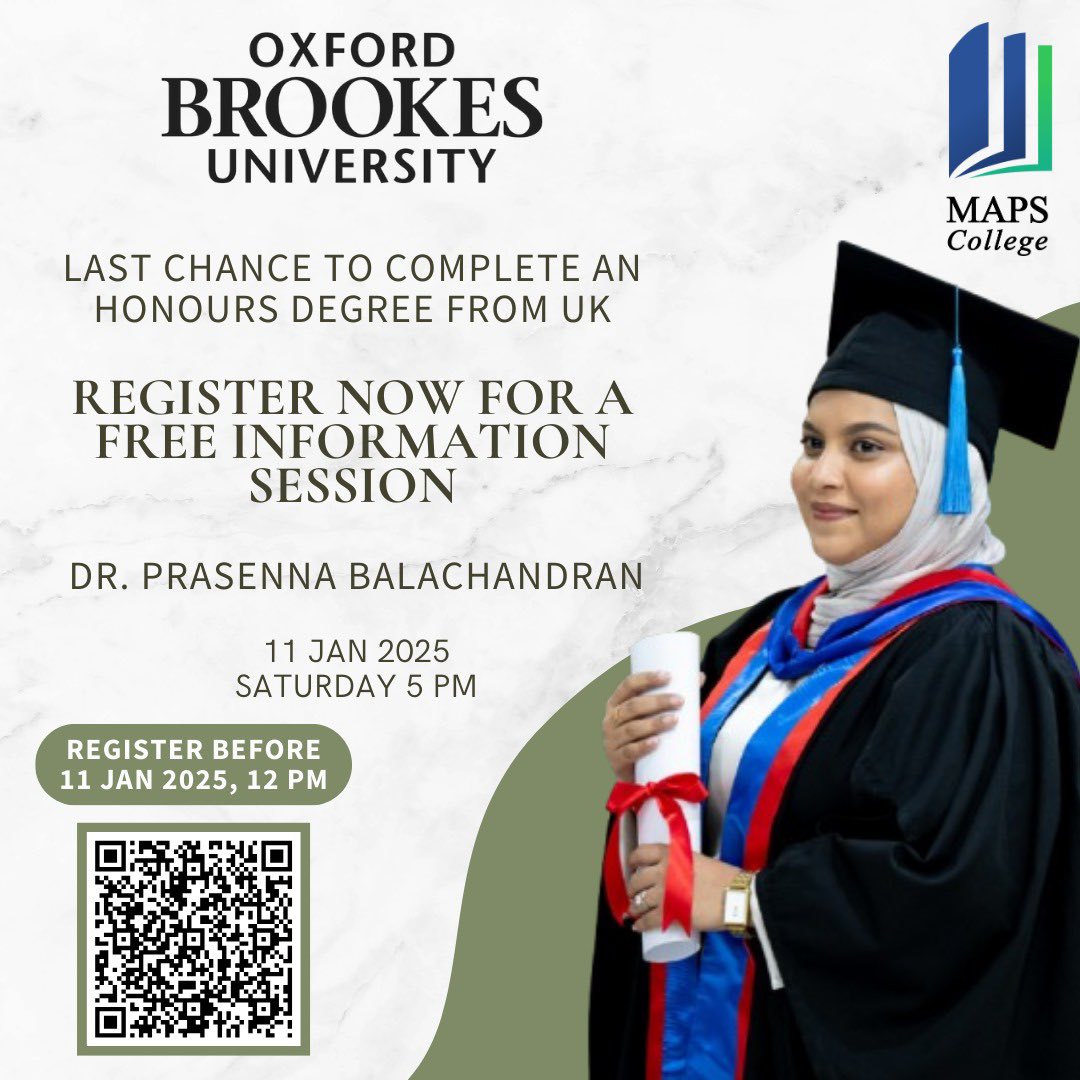 Register now for the FREE information session!