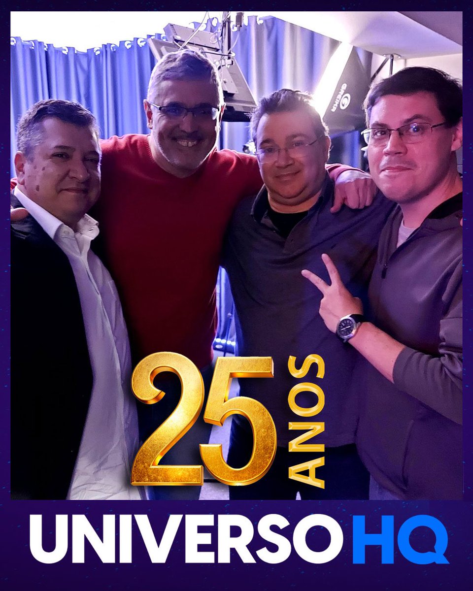 Sidney Gusman (@sidneygusman) on Twitter photo Hoje, o <a href="/universohq/">Universo HQ</a> completa 25 anos. Dia de comemorar e de uma conversa séria. Com <a href="/naliato/">Samir Naliato 🆗️</a>, <a href="/codespoti/">sergiocodespoti</a> e <a href="/marcelonaranjo/">Marcelo Naranjo</a>.
Em texto: universohq.com/noticias/edito…
E vídeo: youtu.be/5cPdzD6mmTw?si… Hoje, o <a href="/universohq/">Universo HQ</a> completa 25 anos. Dia de comemorar e de uma conversa séria. Com <a href="/naliato/">Samir Naliato 🆗️</a>, <a href="/codespoti/">sergiocodespoti</a> e <a href="/marcelonaranjo/">Marcelo Naranjo</a>.
Em texto: universohq.com/noticias/edito…
E vídeo: youtu.be/5cPdzD6mmTw?si…