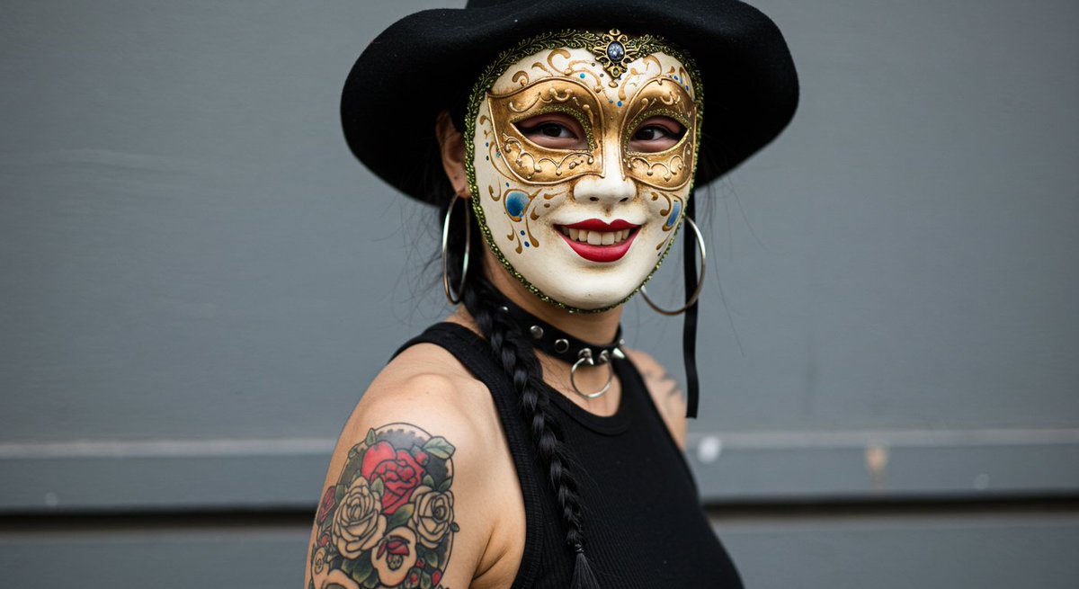 aruwanersatu's tweet image. ベネチア仮面の女性 (part 2) 
#AIimage #ImageFX #venetianmask #venicemask #ベネチア仮面 #aiart #AIfacepainting #フェイスペイント #ポートレート