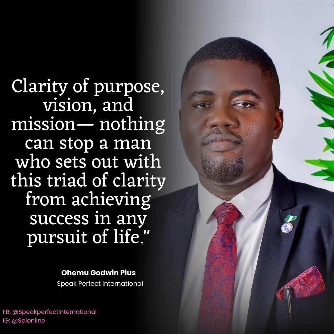 OhemuPius's tweet photo. Make sure it is clear.
Happy Sunday.
#Speakperfectinternational https://t.co/OmDok6JV41