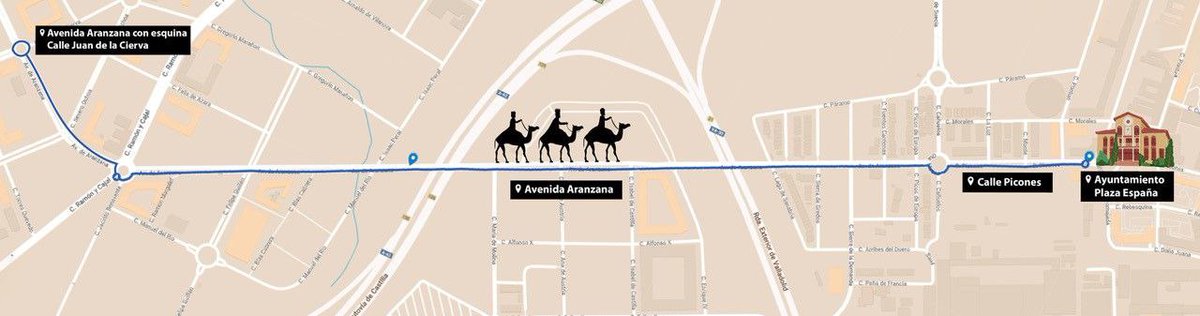 ⚠️ 👑 ⛔️ 🚫 🚗  

Con motivo de la Cabalgata de Reyes, esta tarde se producirá el corte de tráfico de parte de la Avenida de Aranzana, calle Picones y plaza de España.

👉Recordamos algunas recomendaciones para disfrutar de una cabalgata segura: 
arroyopcivil.es/cabalgata-segu…