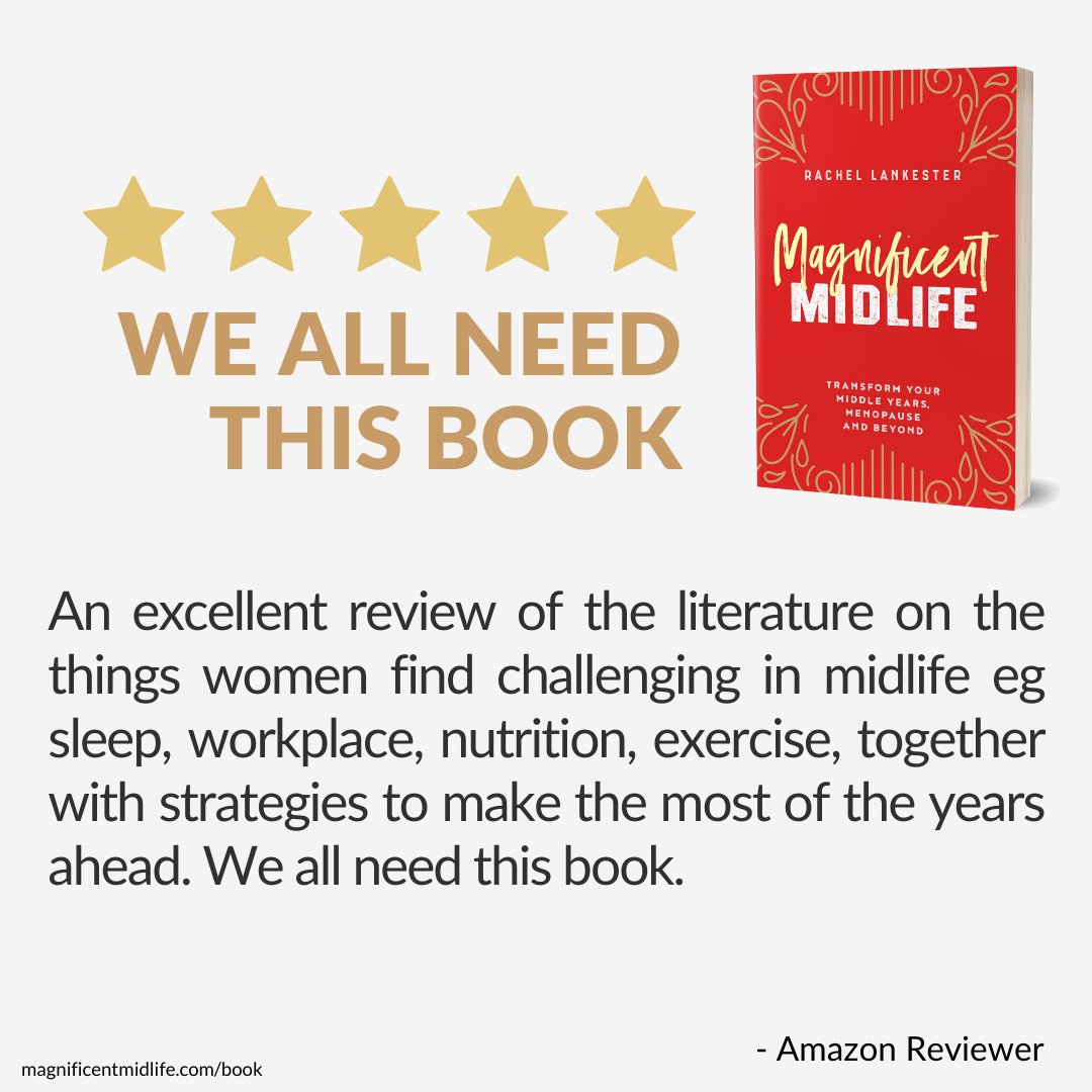 Thank you so much for this review! ❤️ Get your copy of Magnificent Midlife: Transform Your Middle Years, Menopause &amp; Beyond at magnificentmidlife.com/book There’s even an audiobook narrated by yours truly. #MagnificentMidlife #midlife #nextchapter