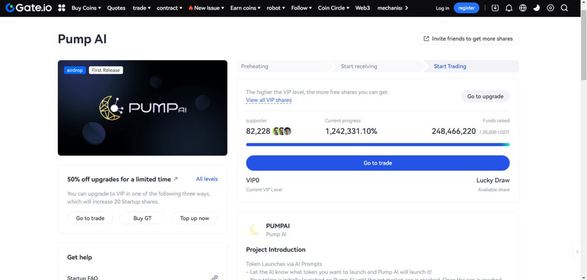 cryptoo_bunny's tweet photo. 🚀The PUMP AI project is an innovative platform that aims to simplify the process of token creation, management, and trading within the cryptocurrency ecosystem.
🤑Free Airdrop 4M PUMPAI: https://t.co/Pd7asEM15y
#GatePostAmbassadorExclusiveTask #PUMPAI https://t.co/eQ1kZj6Nwr