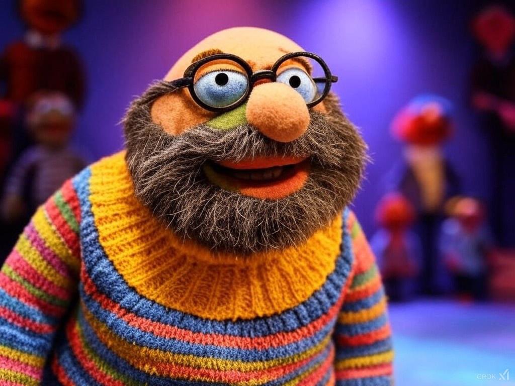 Good morning X.   Hope everyone has a great day.    I had Gork show me as a muppet this morning.  I guess I’m not as good looking as I thought.