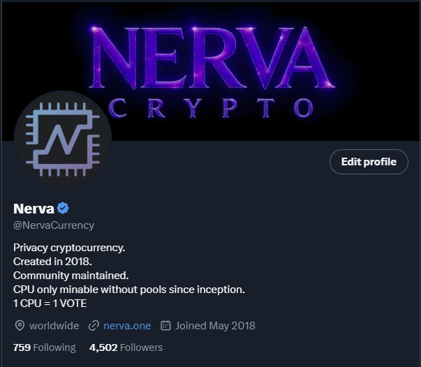 NervaCurrency's tweet photo. Thank you to every single one of the 4500 awesome people who choose to follow this low market cap privacy crypto project... and its meme mascot 😊

You are the best and I'm bullish on you!  🫡 https://t.co/6hKWAwiZ10