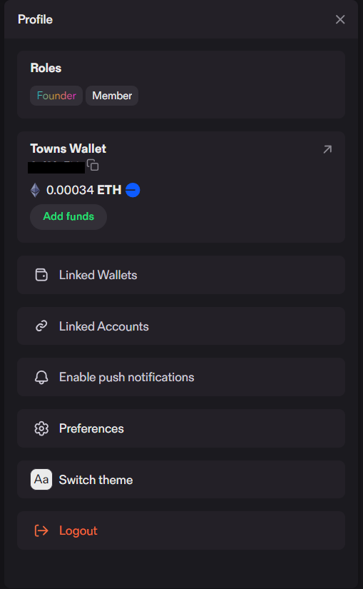 SecretoDefi's tweet photo. No dejes para mañana lo que puedas hacer hoy y eso es justamente lo que he hecho con el farmeo pendiente que tenía en Town 💪

Para el que no lo conozco, se trata del Discord descentralizado en Base el cual ha recibido nada más y nada menos +$50M de financiación ‼️

Backeado por ai16z, sistema de puntos y token confirmado, ¿Que más necesitas? 😏

Para empezar a farmear este proyecto lo primero que hay que hacer es unirse a una Town, he creado la mía propia:

🔗 https://t.co/qwGqdAXoAI

Si os fijáis en la imagen, está creada desde Octubre pero siempre me ha dado pereza darle actividad así que ha llegado el momento

Para poder entrar vais a tener que pagar gas en Base, debéis haceros un envío desde vuestra wallet a la wallet de Towns

Aquí dentro os recomiendo enlazar el perfil con la información que os pide ✅

No está de más que creéis vuestra propio Town también

Contra más actividad, más puntos que podréis ir viendo arriba a la derecha 🪂

¡Eso es todo de momento!

Nos vemos dentro 😉