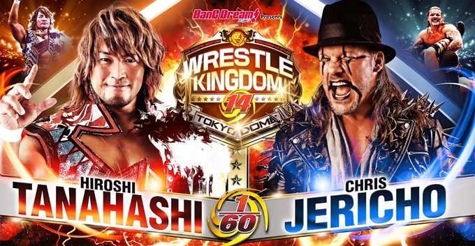 wrestle_hist's tweet photo. 1/5/2020
Chris Jericho defeated Hiroshi Tanahashi by submission at Wrestle Kingdom 14 from the Tokyo Dome in Tokyo, Japan.
#NJPW #WrestleKingdom14 #ChrisJericho #ThePainmaker #Lionheart #Y2J #HiroshiTanahashi https://t.co/pIc3NOT7Xx