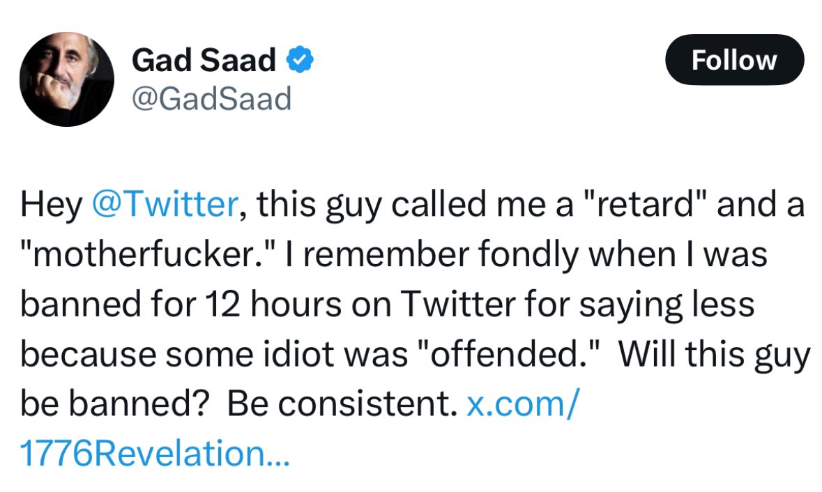 DillyHussain88's tweet image. Gad Saad supports the murder of Palestinian women and children in Gaza.

Gad defends Israel’s bombing of mosques, churches, hospitals and schools. 

Gad justifies why Israel assassinates aid workers, journalists, doctors and teachers 

Gad conveniently ignores that Israel is the…