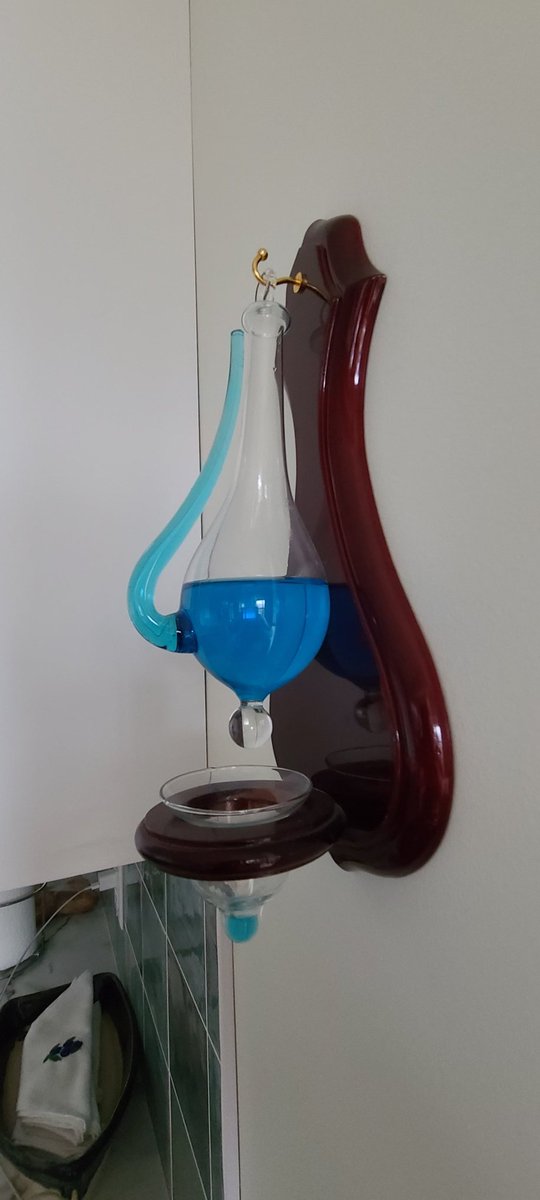 AndrewBlundon's tweet image. My storm glass has overflowed! #nlwx