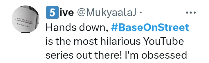 trendingblog247's tweet photo. #BaseOnStreet is trending in Nigeria because netizens are currently giving high praise to the YouTube comedy series for its hilarious interaction and entertaining content.
The comedy series is produced by comedian and content creator Anita Asuoha aka Real Warri Pikin.
HN https://t.co/dsxnvaMTwh