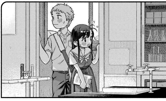 理科室に闖入(ちんにゅう)する生徒会長がかわいいです 