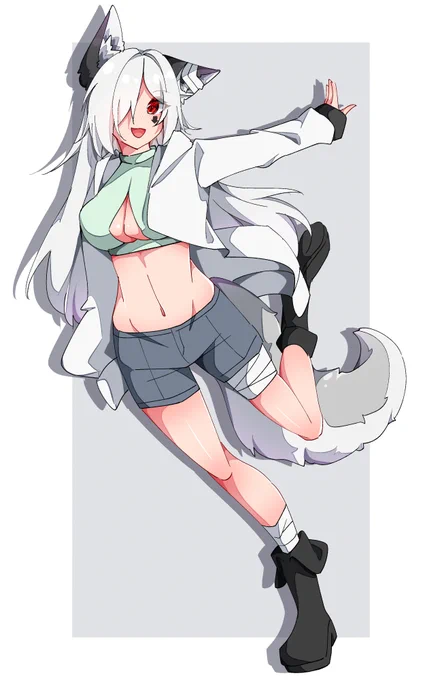 #ワンドロNEO ポーズ指定ワンドロでうちの子ルルちゃん 