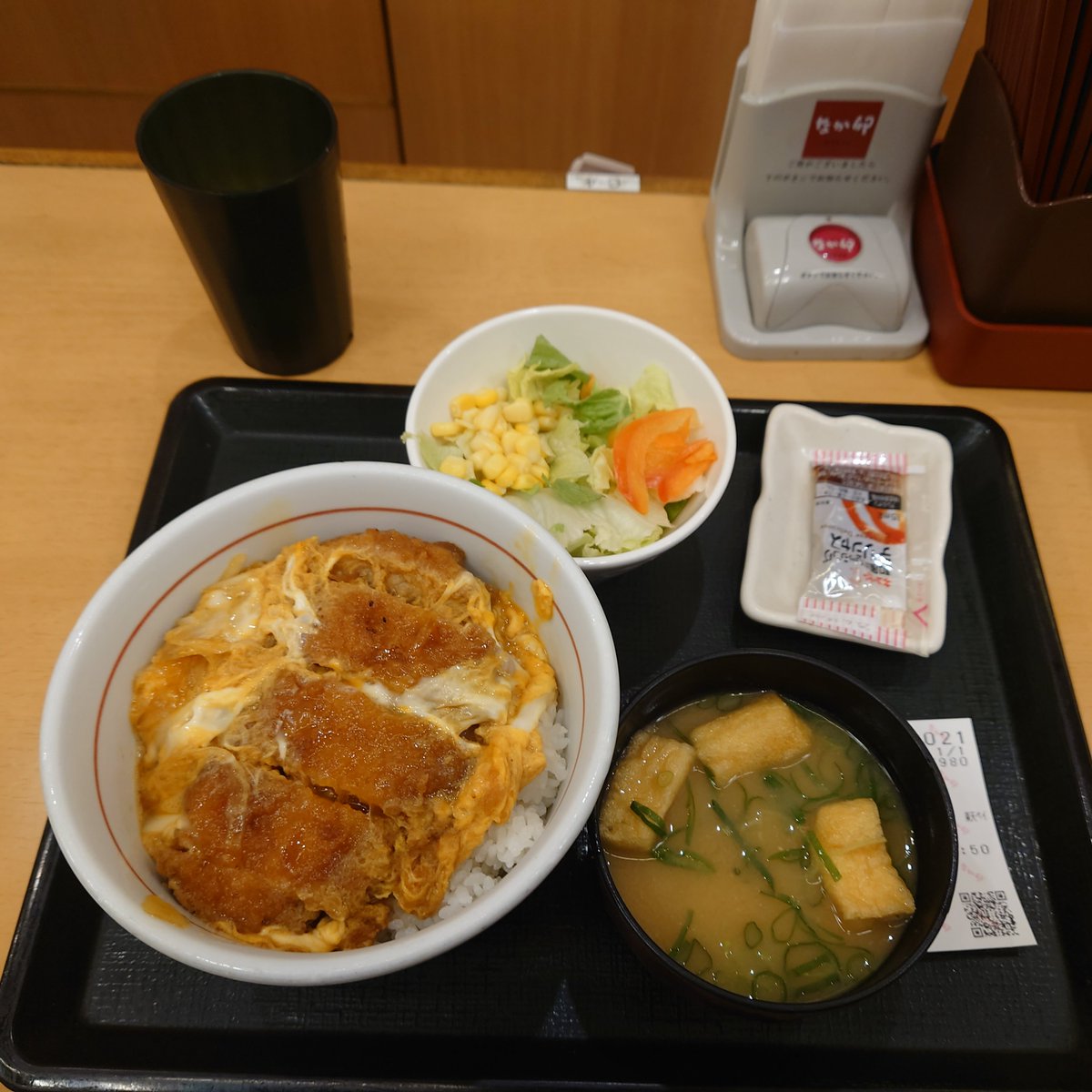 なか卯のかつ丼