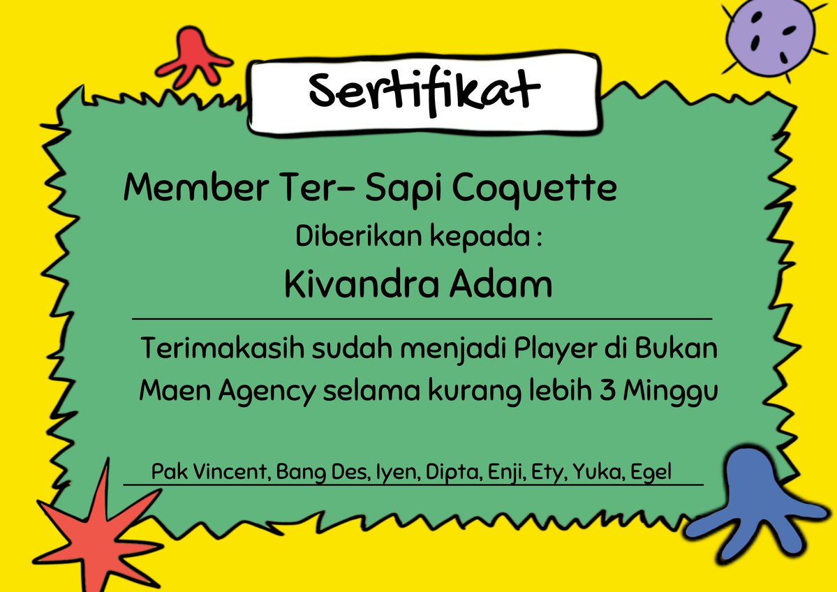 kvndradam's tweet photo. thankyou para saker udah menerima gue walau cuman 2 mingguan disini <3 salam dari chaffey
@BUKANMAENAGENCY @subBUKANMAEN @sakerDESTA @sakerDIPTA @sakerEGEL @sakerHESTY @sakerIYEN @sakerYUKA https://t.co/wiEzZwdGWL