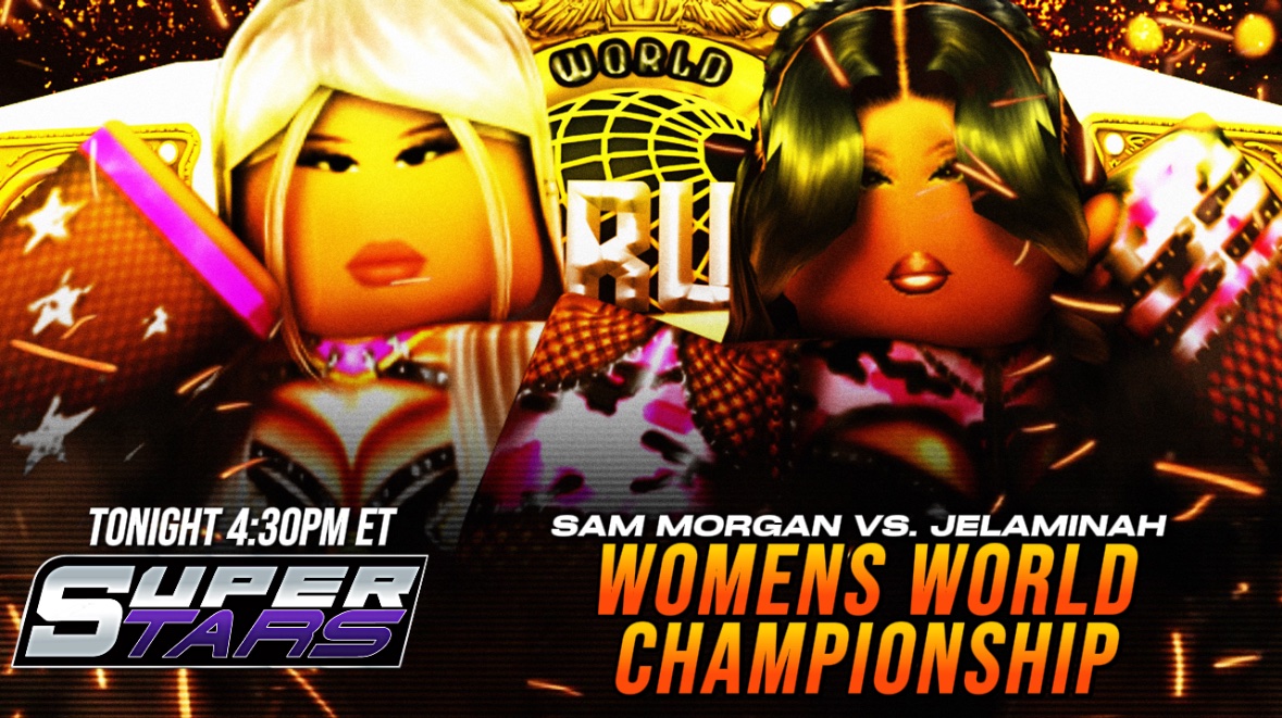 RRWPLUS's tweet photo. #RRWSuperStars | TONIGHT
WOMEN’s CHAMPIONSHIP!
@YaOnlyWatchSam invokes her rematch clause against The Woman who cashed in on her at #RRWRR, @mrsjelaminah!
Will Sam Morgan once again be on top of the division or will Jelaminah retain? Find out TONIGHT! https://t.co/LTsB1MTEf5
