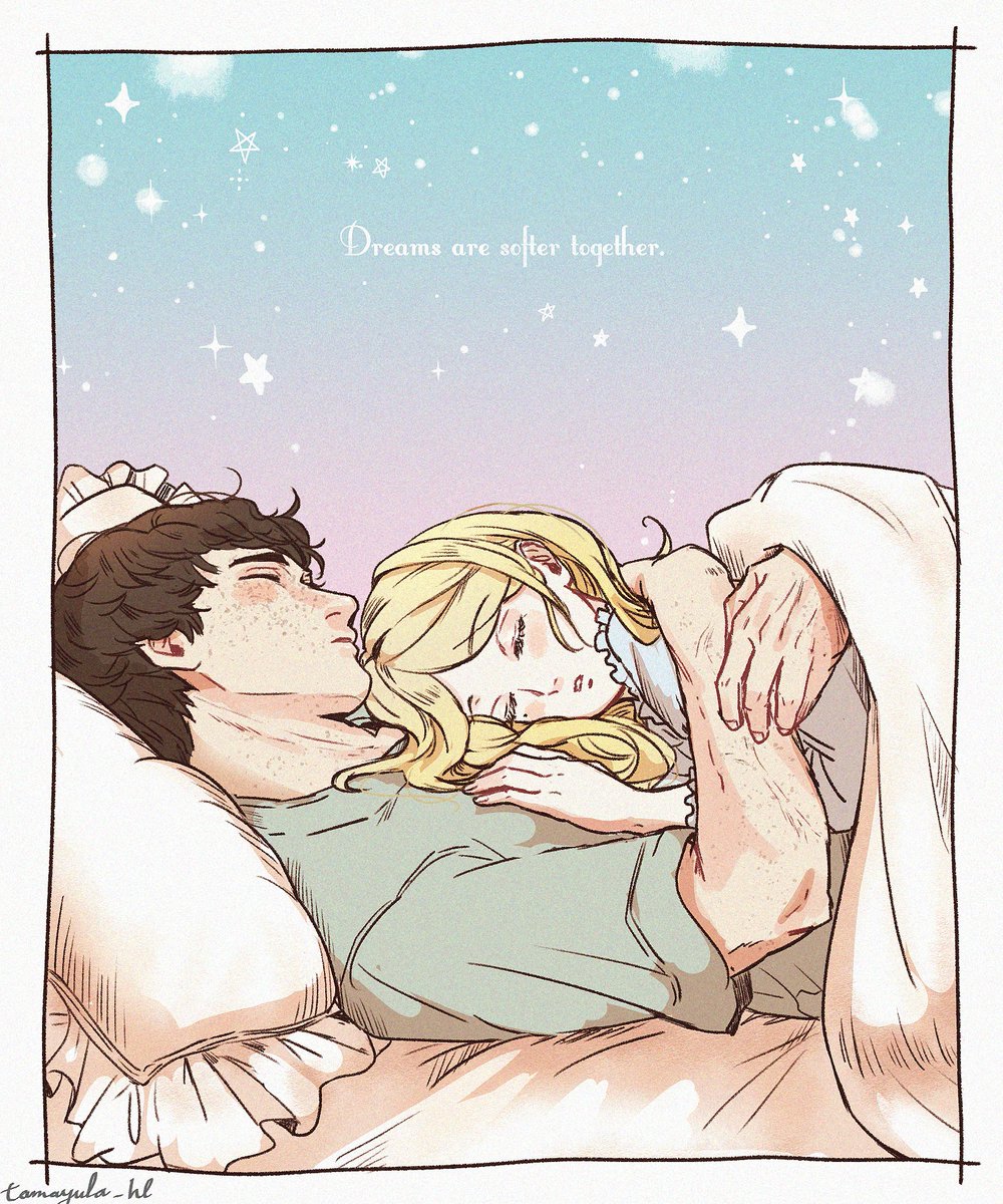 tamayula_hl's tweet photo. Seb and Clora are in a dream😴(セバ転♀)
 (Clora belongs to @choccymilky_ao3 ) https://t.co/kvaI6z66pA