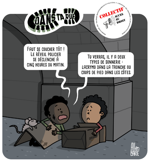 CAD_Asso's tweet image. 📢Le CAD lance &quot;Dans ta rue&quot;‼️

🗣️A vos crayons, feutres, stylos, cette opération d&apos;illustrations des témoignages recueillis sur le terrain est ouverte à tou·tes et sera diffusée tout le mois de janvier blogs.mediapart.fr/collectif-acce…

🙏Un immense merci à @AllanBARTE pour cette première