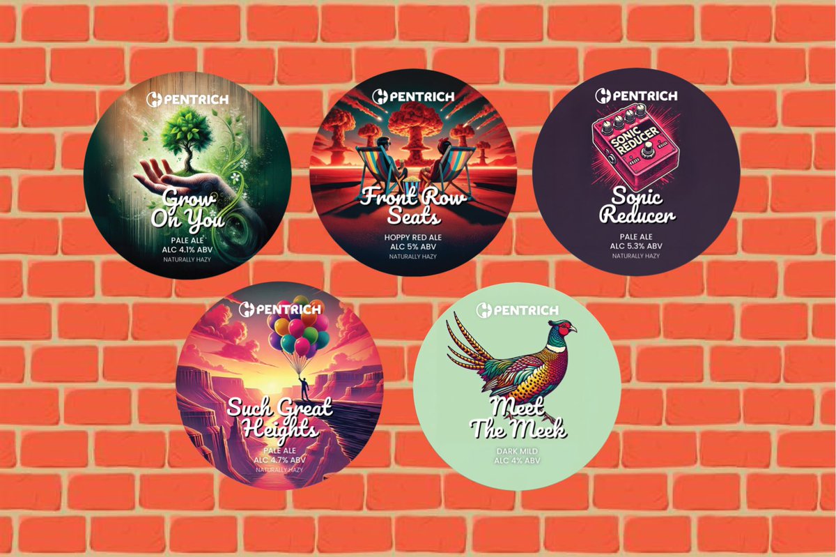 NEW YEAR, NEW BEERS

We’re kicking off our first week back in 2025 in style, with FIVE new cask beers 

🦚 MEET THE MEEK // 4% Dark Mild
🌳 GROW ON YOU // 4.1% Session Pale
⛰️ SUCH GREAT HEIGHTS // 4.7% Pale Ale 
💥 FRONT ROW SEATS // 5% Red Ale 
🎧 SONIC REDUCER // 5.3% Pale Ale