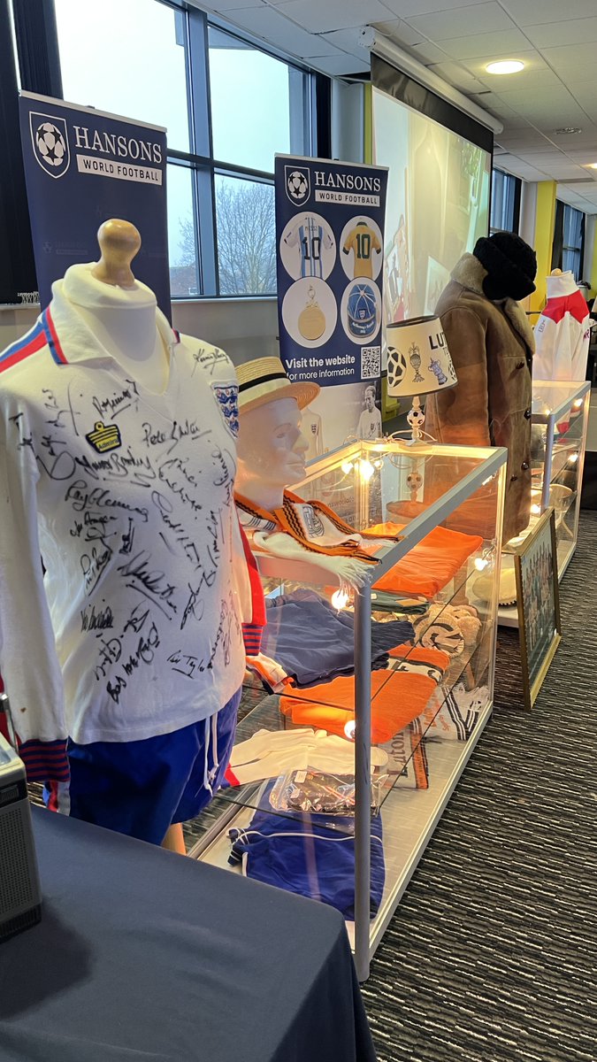 HansonsUK's tweet photo. 🎉 We're all set up at @burtonalbionfc and the first viewing of the @EricMorecambe_  Collection is in full swing! 🎭✨ We're open until 6pm today, so don’t miss out!

If you can’t make it today, don’t worry – we’ve got more viewing events happening next week:

🗓️ Monday-Wednesday: 10am-4pm
🗓️ Thursday: 10am-3pm

This is a once-in-a-lifetime chance to see this incredible collection up close before the auction! 💥
#EricMorecambe #ComedyLegend #BurtonAlbion #OnceInALifetime #ComedyHistory #Memorabilia #EricMorecambeCollection #SeeItInPerson #BurtonEvents