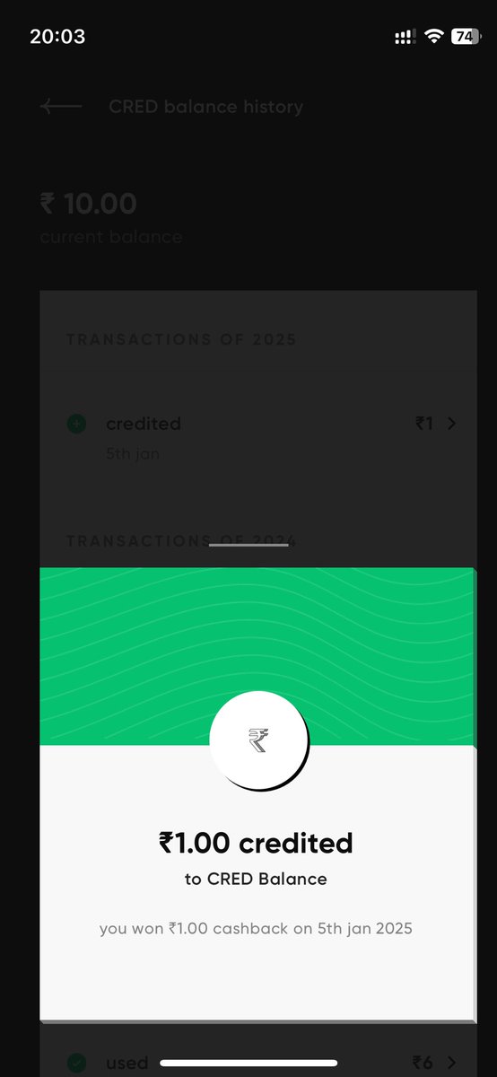 Hey <a href="/zomato/">zomato</a> <a href="/CRED_club/">CRED</a> I was assured a cashabck of flat 50 rs when ordering food using cred upi however got a cashback of only 1 rupee. Kindly explain the situation and help me