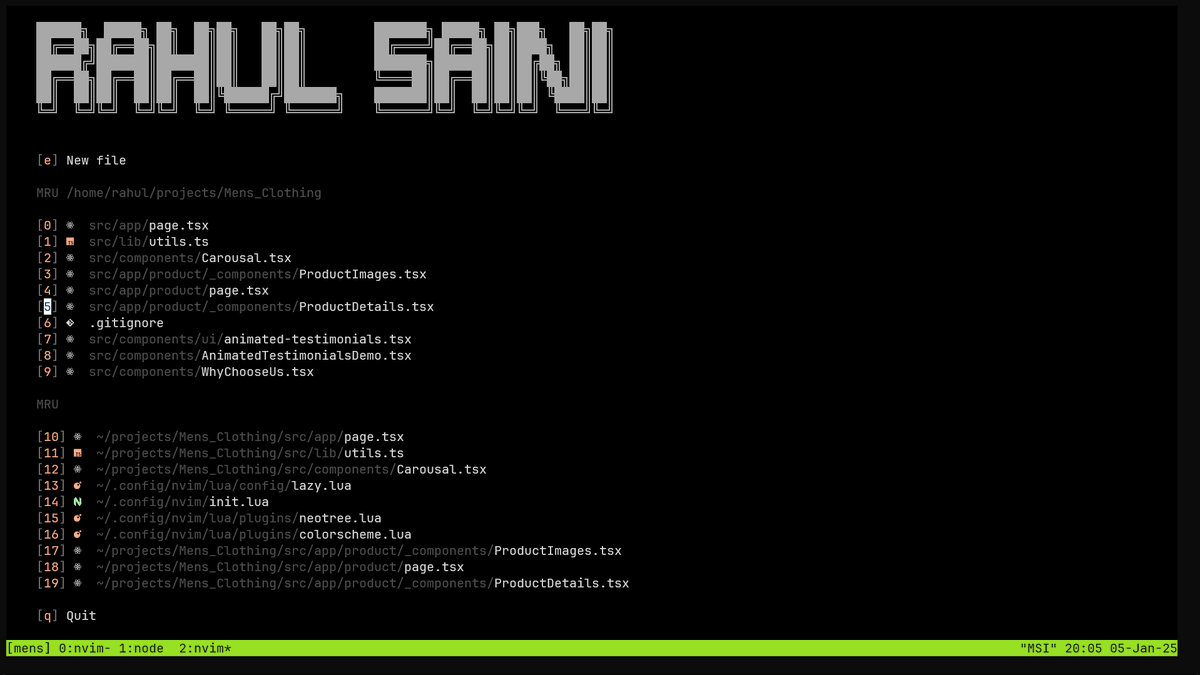 heapofstack's tweet photo. found this sick looking theme for nvim 
do try bettervim/yugen.nvim: 🌌 yugen — An elegant and minimalist dark theme for Neovim. https://t.co/wEYajV6cBl