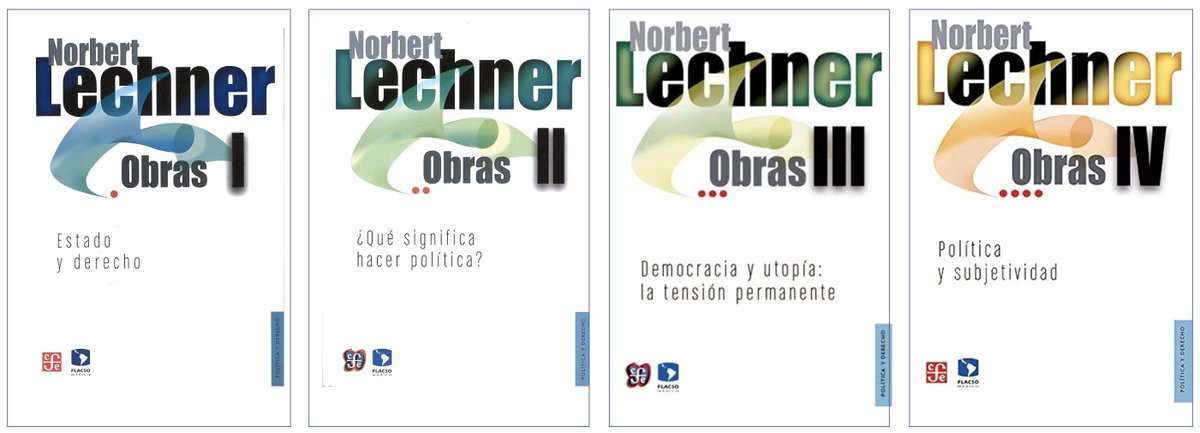 Norberto Lechner (1939-2004) fue uno de los pensadores más lúcidos e interesantes de América Latina. Y sus escritos sobre la democracia, el poder y la cultura merecen una relectura de vez en cuando.

🧵con enlaces para descargar la obra completa de Lechner.