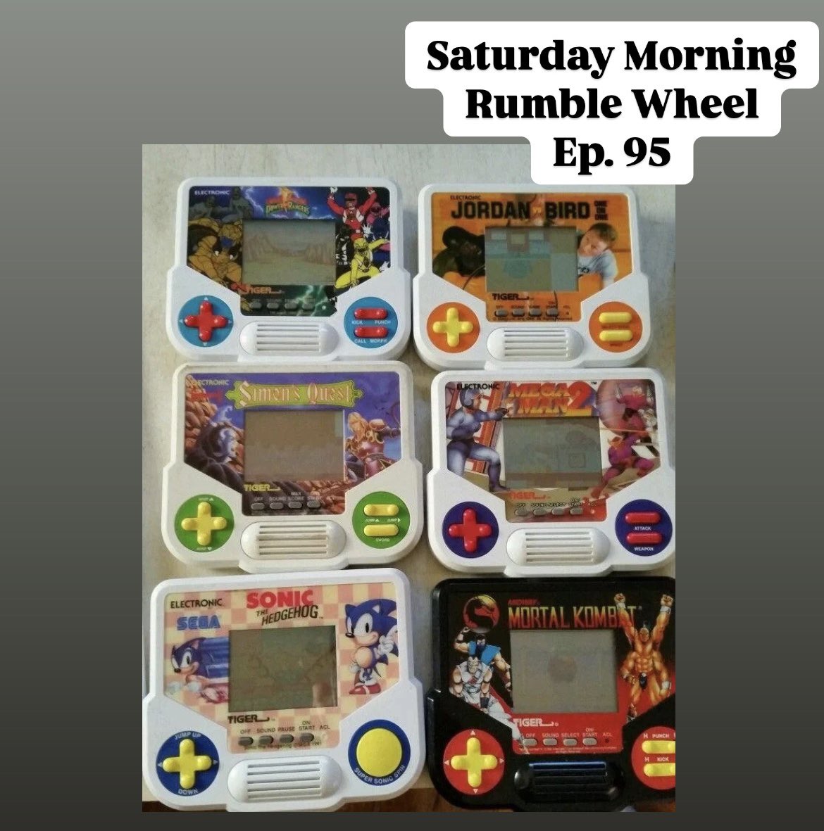 Ep. 95 is up! This week it’s all about the classic handheld games, Tiger Electronics! We talk all about them from good and bad! Plus we spin the wheel for next week?

podcasts.apple.com/us/podcast/the…