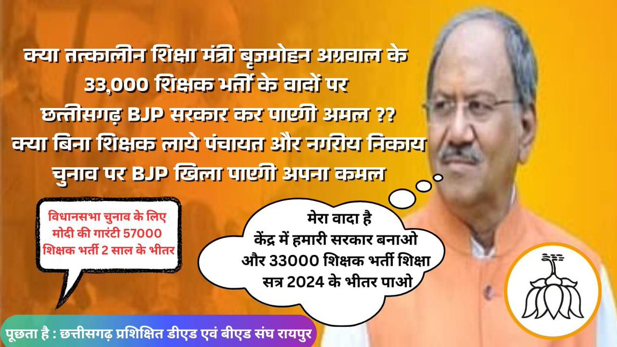 #CG33000शिक्षकभर्तीकरो