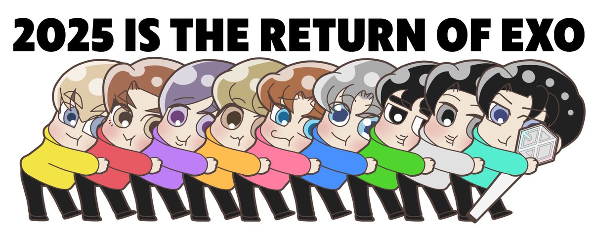 2025年はEXO帰還の年
🐱🐰🦄🐶🐊🐯🐧🐻🐥
#XIUMIN
#SUHO
#LAY
#BAEKHYUN  
#CHEN  
#CHANYEOL
#KYUNGSOO
#KAI
#SEHUN 