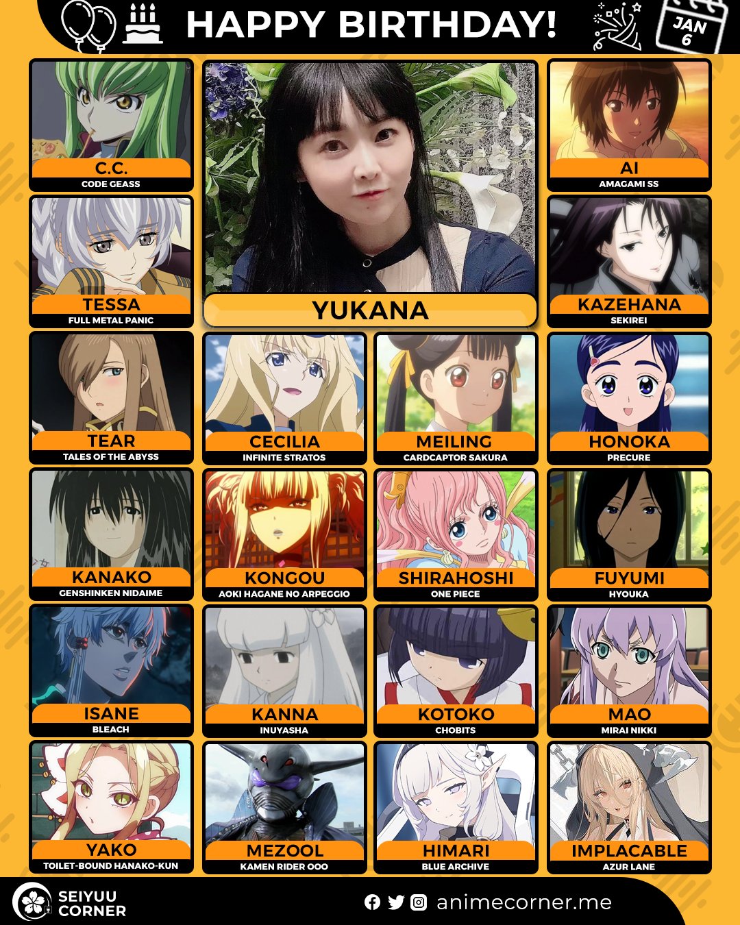 Seiyuu Corner on X: 