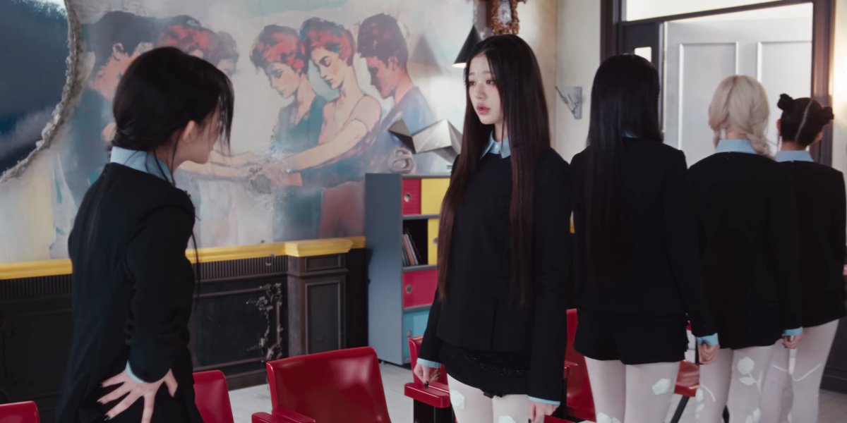 this concept film from #IVE_EMPATHY  — a game of telephone where one word can easily turn into a different thing, causing misunderstandings.
