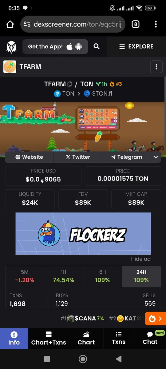 Tfarmio's tweet photo. ATH: $100K
Top 3 volume on dexscreen
Bonding curve completed in 20 minutes
EQDwADx7MQaJA3hTqNxjKnX6F7o8VI0BqozEA_o8gIkGsx4F
TFARM Community fvcking crazy
#TON #TFARM https://t.co/Rj4VOk5NPI